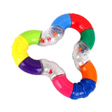 Baby Toys Plastic Hand Jingle Shaking Bell Lovely Hand Shake Bell Ring 12PCS Baby Rattles Toys Newborn 0-12 Months Teether Toys