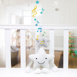 2018 New Baby Lathe Hanging Ring Star Print Rattle Crib Hanging Infant Stroller Hanging Toys Teether Stuffed Doll