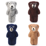 2018 New Lovely Newborn Photography Props Accessories Felt Knit Teddy Bear Infant Handmade Toy  Baby Like