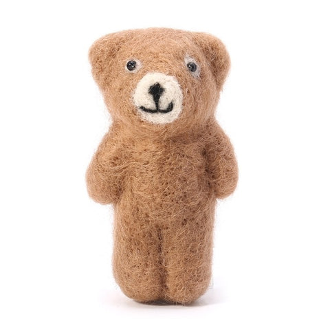 2018 New Lovely Newborn Photography Props Accessories Felt Knit Teddy Bear Infant Handmade Toy  Baby Like