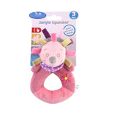 baby plush toy ring bell baby plush rattle whistle cute cartoon dog / Hedgehog/ rhinoceros / donkey/ Cattle baby toy