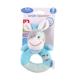 baby plush toy ring bell baby plush rattle whistle cute cartoon dog / Hedgehog/ rhinoceros / donkey/ Cattle baby toy