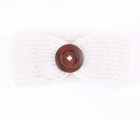 Newborn Turban Ear Winter Warm Headband Crochet Knitted Hairband Headwrap Hair Band Accessories for Baby Girl Infant Toddler