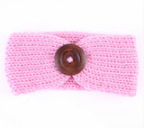 Newborn Turban Ear Winter Warm Headband Crochet Knitted Hairband Headwrap Hair Band Accessories for Baby Girl Infant Toddler