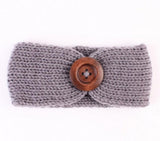 Newborn Turban Ear Winter Warm Headband Crochet Knitted Hairband Headwrap Hair Band Accessories for Baby Girl Infant Toddler