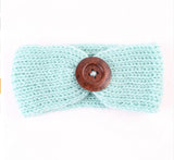 Newborn Turban Ear Winter Warm Headband Crochet Knitted Hairband Headwrap Hair Band Accessories for Baby Girl Infant Toddler