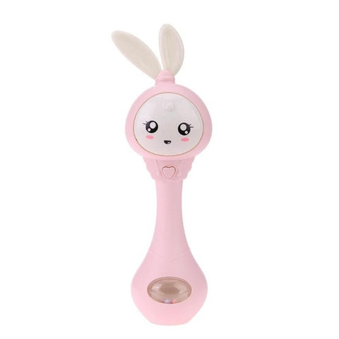 Lovely Baby Toys Hand Bells Baby Cute Music Rabbit Bell 0-12M Toddlers Cute Hand Rattles Ring Bell Early Educational Toys