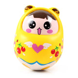 Baby Newborn Toys Nodding Matlyoshka Tumbler Toys For Kid Ring Bell Cute Roly-poly Educational Rattle Baby Development Toys