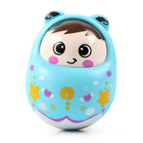 Baby Newborn Toys Nodding Matlyoshka Tumbler Toys For Kid Ring Bell Cute Roly-poly Educational Rattle Baby Development Toys