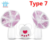 Real Bubee Single/Double Electric Breast Pump With Milk Bottle Infant USB BPA free Powerful Breast Pumps Baby Breast Feeding