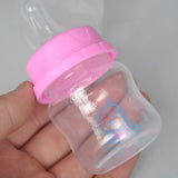60ml Newborn Baby Infant Nursing Milk Fruit Juice Water Feeding Standard Mouth 2 colors Silicone Nipple Pacifier Drink Bottle
