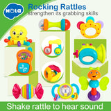 Baby Toys Animal Hand Bells Baby Rattle Ring Bell Toy Newborn Infant Early Educational Doll Gifts brinquedos 0-12 month