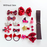 BalleenShiny 18Pcs/set Headwear Set Baby Girls Hairpins Children Headband Bowknot Hot Sale Crown Princess New Hair Accessories
