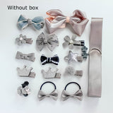 BalleenShiny 18Pcs/set Headwear Set Baby Girls Hairpins Children Headband Bowknot Hot Sale Crown Princess New Hair Accessories