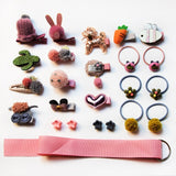 BalleenShiny 18Pcs/set Headwear Set Baby Girls Hairpins Children Headband Bowknot Hot Sale Crown Princess New Hair Accessories