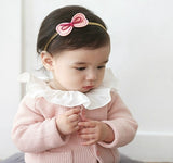2018 korean Baby girls headband newborn fabric flowers for headbands DIY jewelry photographed photos Children hair accessories