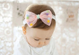 2018 korean Baby girls headband newborn fabric flowers for headbands DIY jewelry photographed photos Children hair accessories