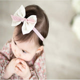 2018 korean Baby girls headband newborn fabric flowers for headbands DIY jewelry photographed photos Children hair accessories