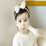 2018 korean Baby girls headband newborn fabric flowers for headbands DIY jewelry photographed photos Children hair accessories