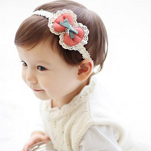 2018 korean Baby girls headband newborn fabric flowers for headbands DIY jewelry photographed photos Children hair accessories