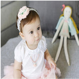 2018 korean Baby girls headband newborn fabric flowers for headbands DIY jewelry photographed photos Children hair accessories