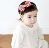 2018 korean Baby girls headband newborn fabric flowers for headbands DIY jewelry photographed photos Children hair accessories