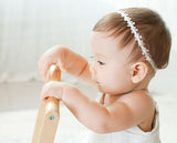 2018 korean Baby girls headband newborn fabric flowers for headbands DIY jewelry photographed photos Children hair accessories