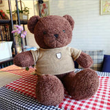 Sunnytad Teddy Bear Stuffed Toys Stuffed Animal Bear Plush Kawaii Plush Toys Soft Bedtime Sleep Doll Newborn Baby Kids toy