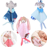 Newborn Soft Baby Teddy Bear Puppet Toy Gift Snuggle Baby Comforter Blanket pirates of the caribbean sensory toys A1