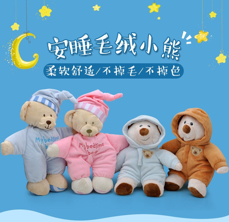 Kawaii Teddy Bear Stuffed Toys Stuffed Animal Bear Plush Kawaii Plush Toys Soft Bedtime Sleep Doll Newborn Baby Kids toy